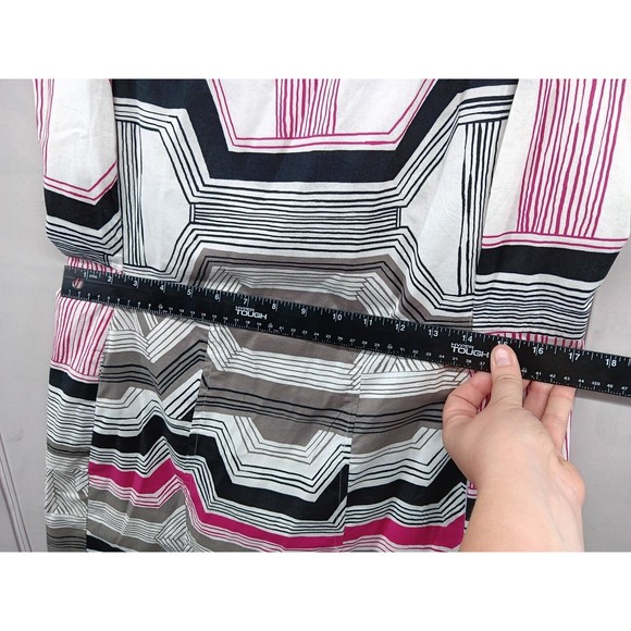 Robbie Bee Dress Women's SZ 10 Knit Sheath Button Accents Straps Back Zipper EUC - Picture 10 of 16